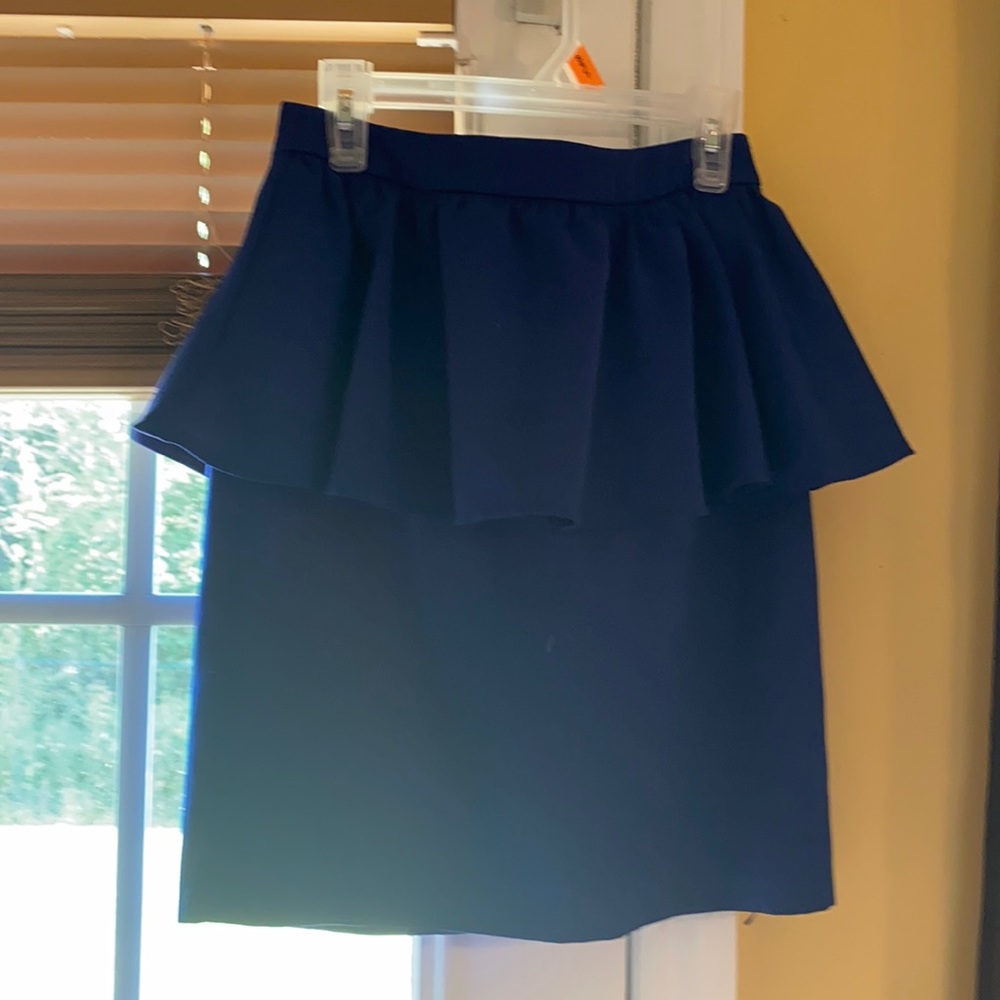 Mini dark blue skirt